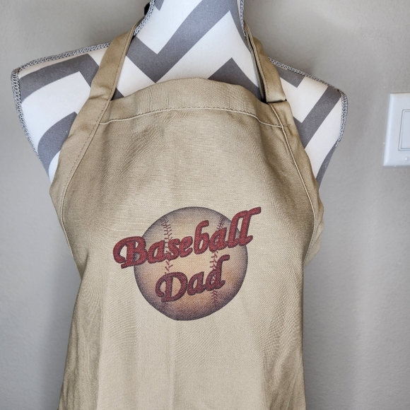 Daystar Apron: Baseball Dad, tan - Picture 1 of 2